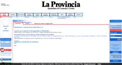 Desktop Screenshot of giornalehtml.laprovinciadicremona.it